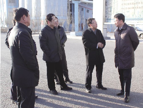 烏海市市長畢力夫一行到我集團(tuán)工業(yè)循環(huán)經(jīng)濟(jì)園參觀調(diào)研