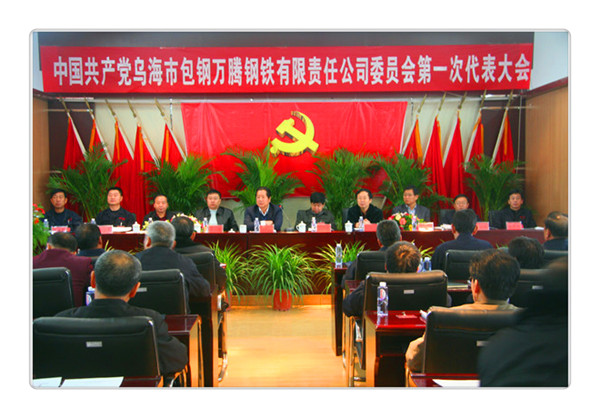 中國共產(chǎn)黨烏海市包鋼萬騰鋼鐵有限責(zé)任公司委員會第一次代表大會